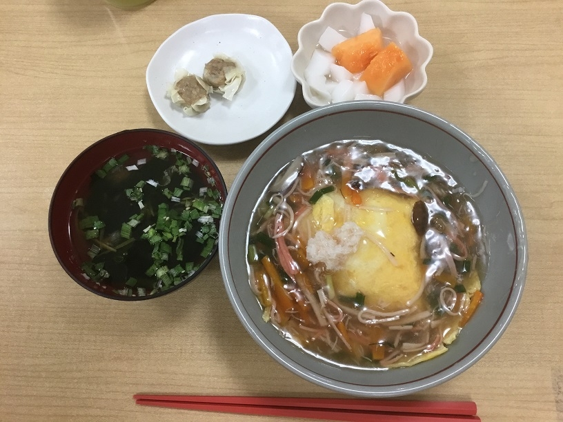 宿木ユニットの天津飯セット～☆彡