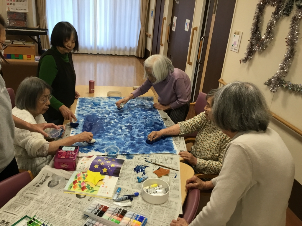 12月の壁面飾ってます☆