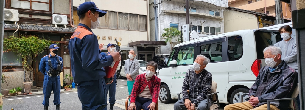 消火器訓練を実施