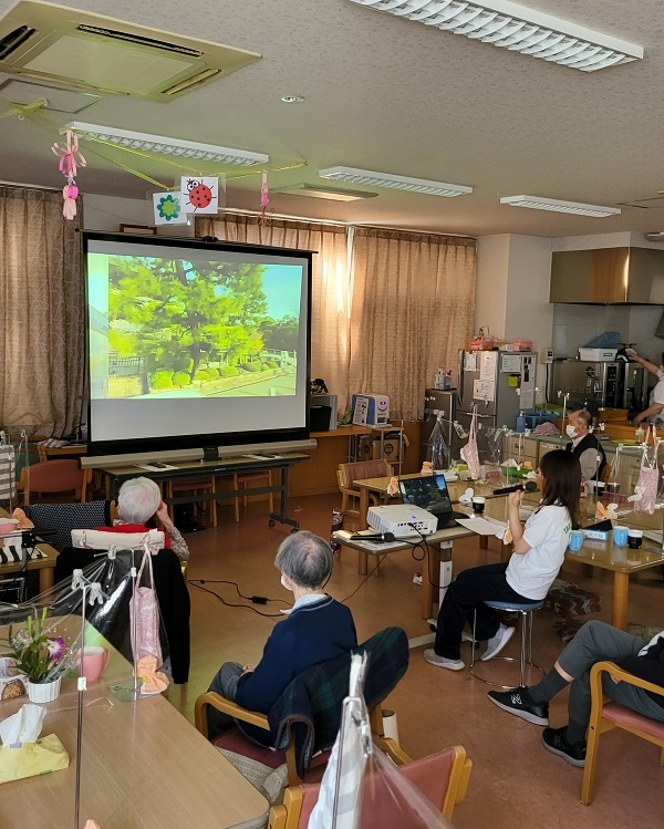 ちょっと旅行気分に・・・。