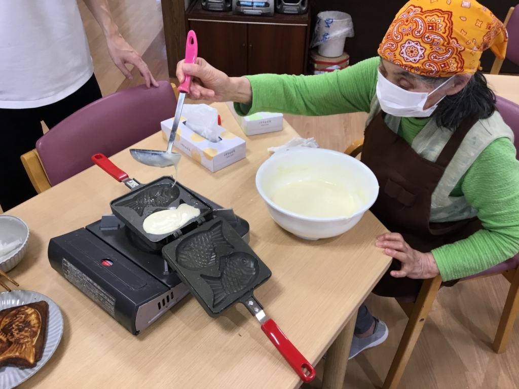 たい焼き作りに挑戦！