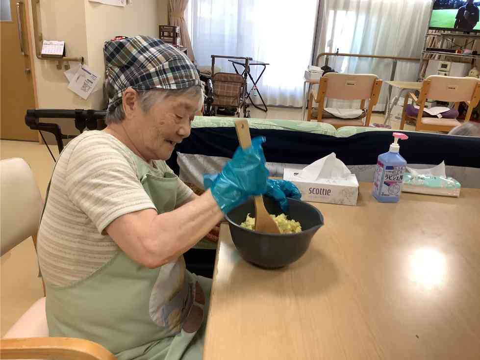 スイートポテトお菓子作り