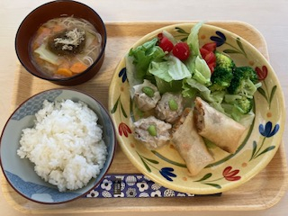 ご飯は新米です！