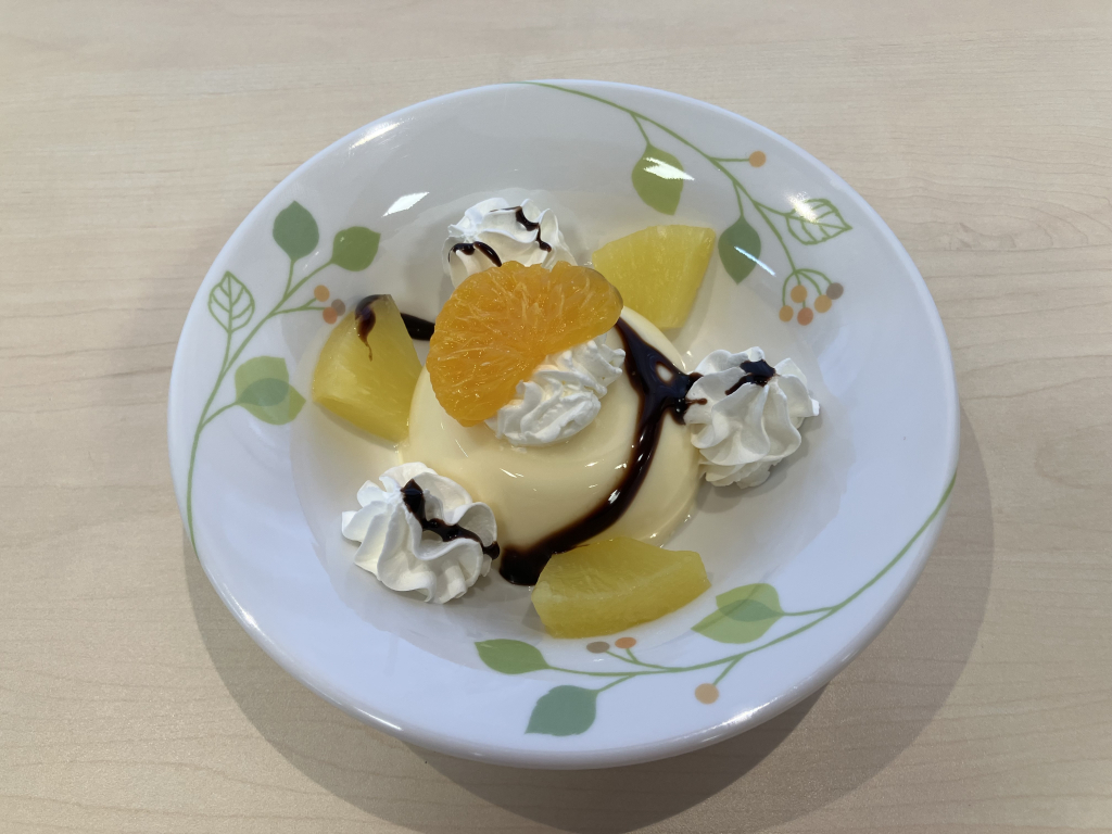 デザートはプリン！