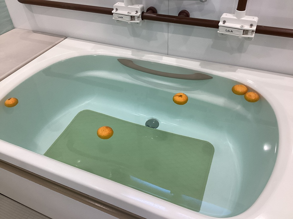 冬至のゆず湯🍊