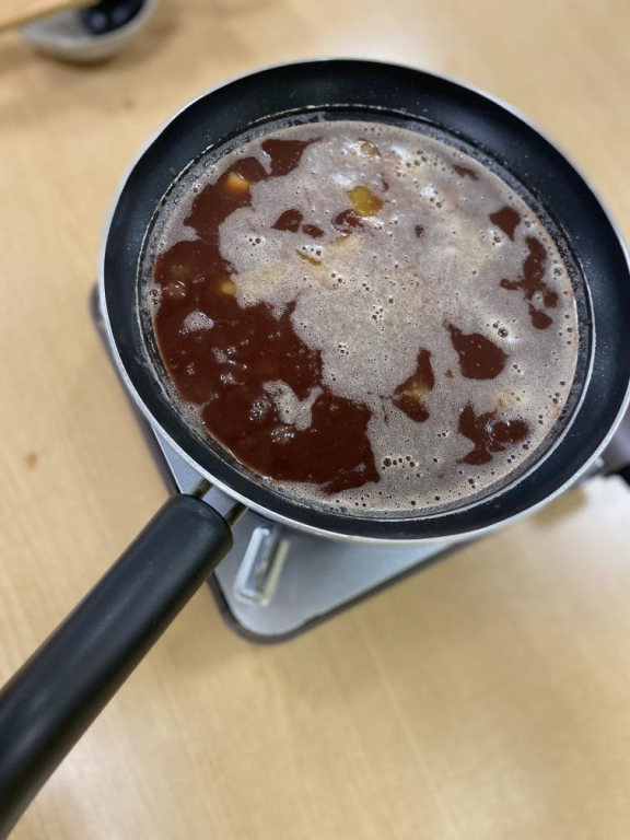 甘くておいしいゆであずき