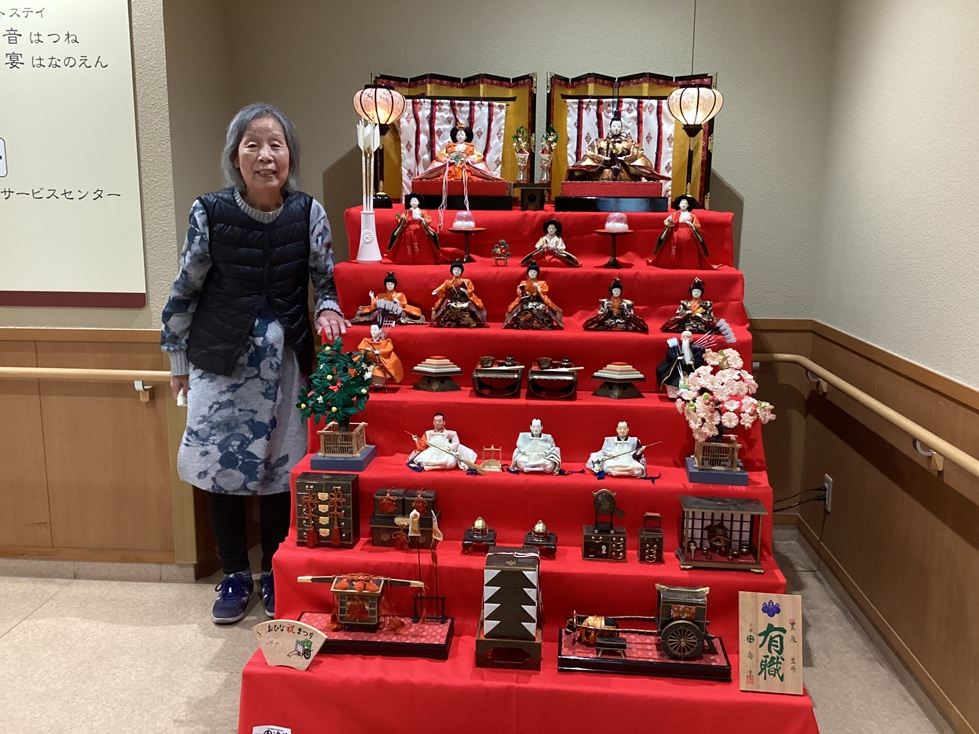 立派な「七段飾り」に感激✨