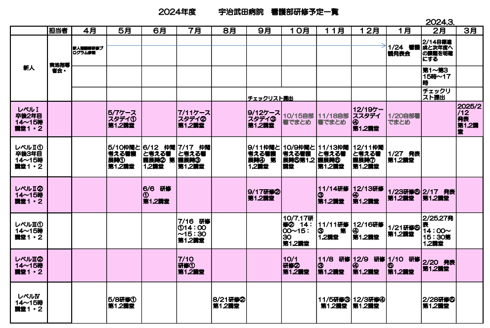 ラダー別教育システム